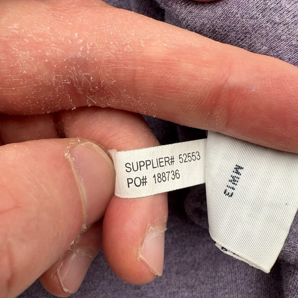 POLO RALPH LAUREN Shirt Mens L Large Purple Heather Cotton Classic Pony Polo